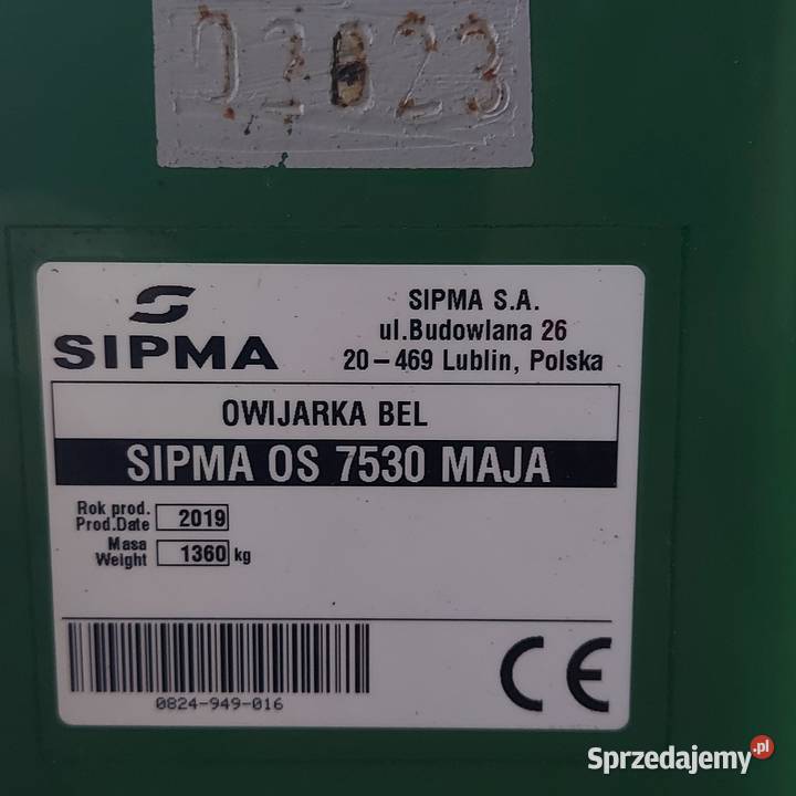 OWIKARKA BEL SIPMA OS 7530 MAJA Sipma Czersk