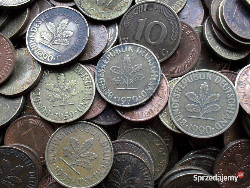 Stare Monety pfennig 1 2 5 i 10 Pfennig 600 Wrocław