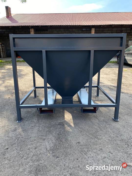 Kosz zasypowy Bufor przyjęciowy do big bag 2m3 łódzkie Niedrzew Pierwszy sprzedam
