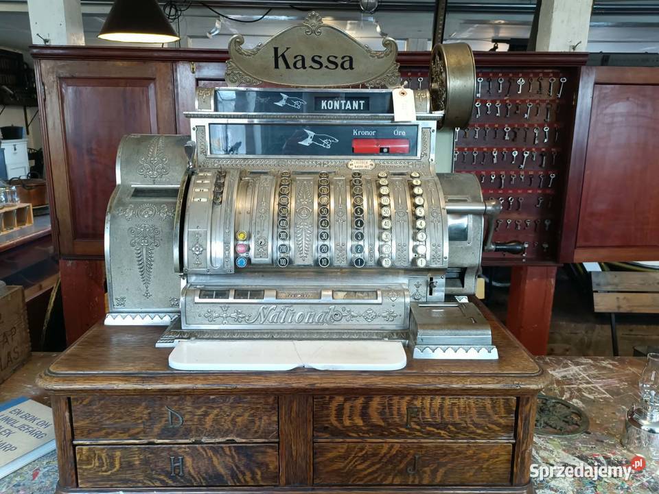 Zabytkowa kasa fiskalna NATIONAL CASH REGISTER Częstochowa