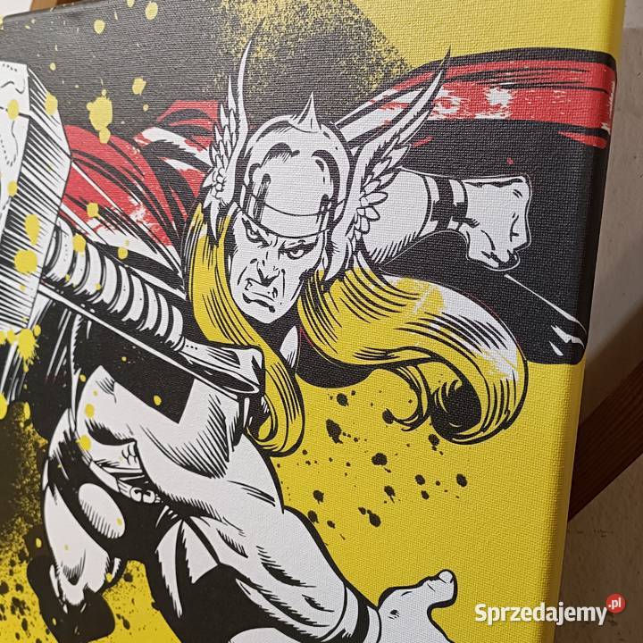 Thor Splatter obraz na płótnie 40x40 wielkopolskie Leszno