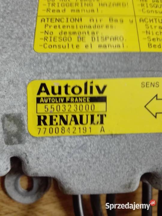 sensor moduł airbag renault laguna Chełmno