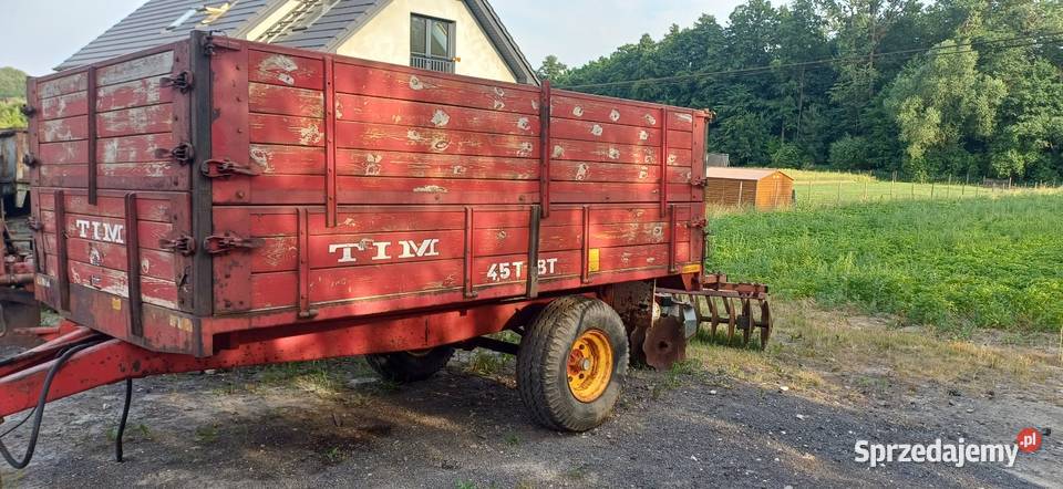 Przyczepa wywrotka TIM 45tony sprowadzona Słomniki
