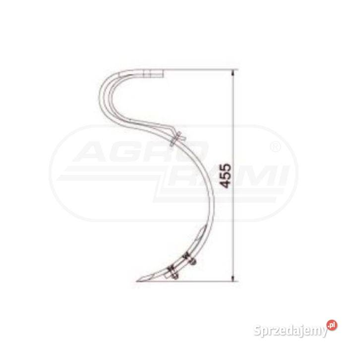 Ząb kultywatora 45x10 1410010010