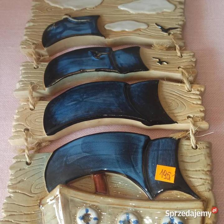 Kafel ceramiczny Żaglowiec Ręcznie malowany 4 pomorskie Gdańsk