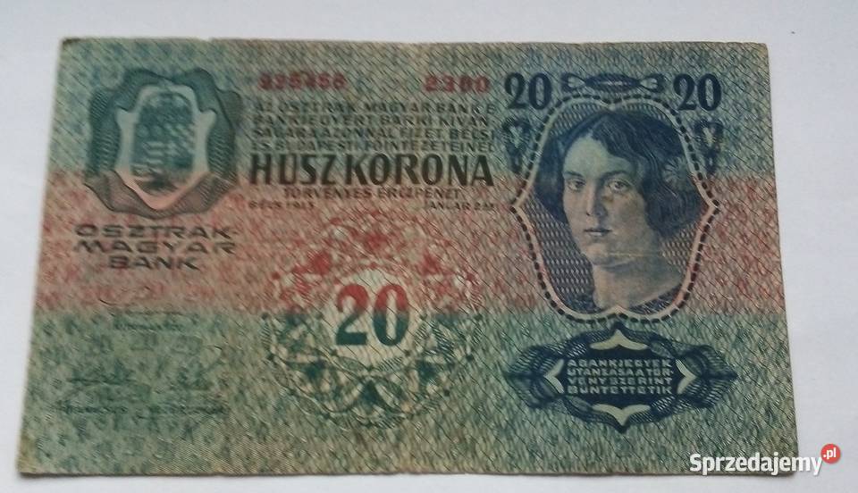AUSTROWĘGRY20 KORON1913 r