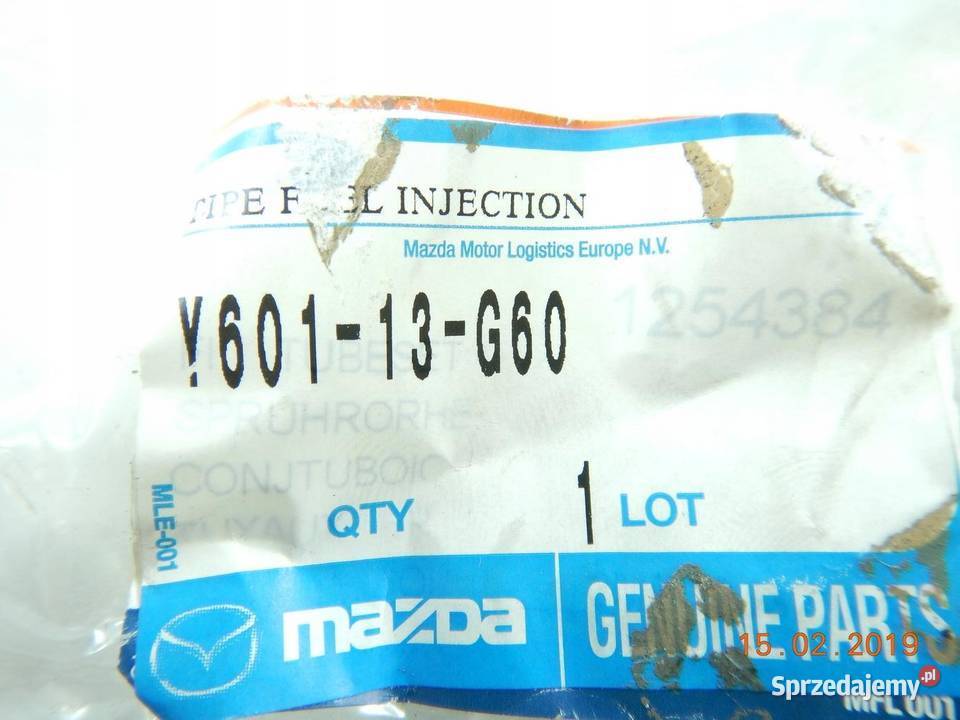 PRZEWÓD WTRYSKU PALIWA MAZDA 3 Z ASO Y60113G60 Przewody paliwowe lubelskie sprzedam