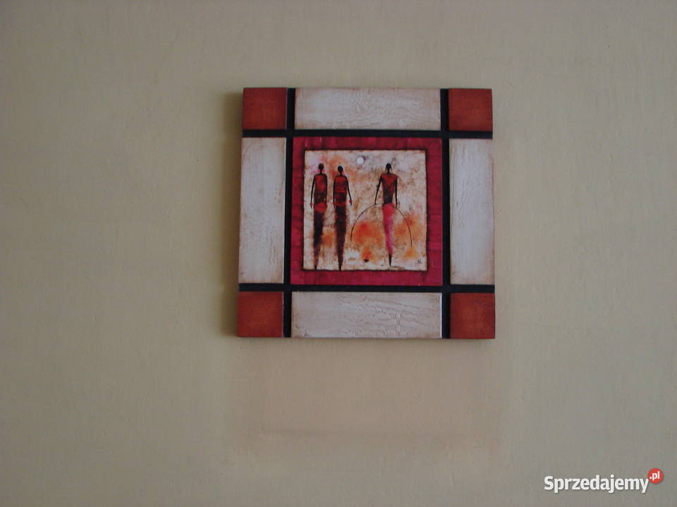 Obraz ręcznie malowany 24x24 sprzedam