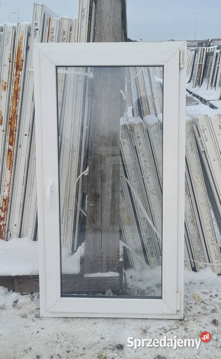 OKNO KacprzaK 76x142 OKNA Używane Plastikowe PCV