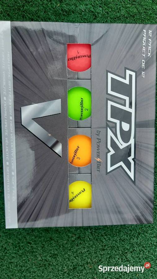 Piłki golfowe Power Bilt kolorowe 12 Hit Kępno sprzedam