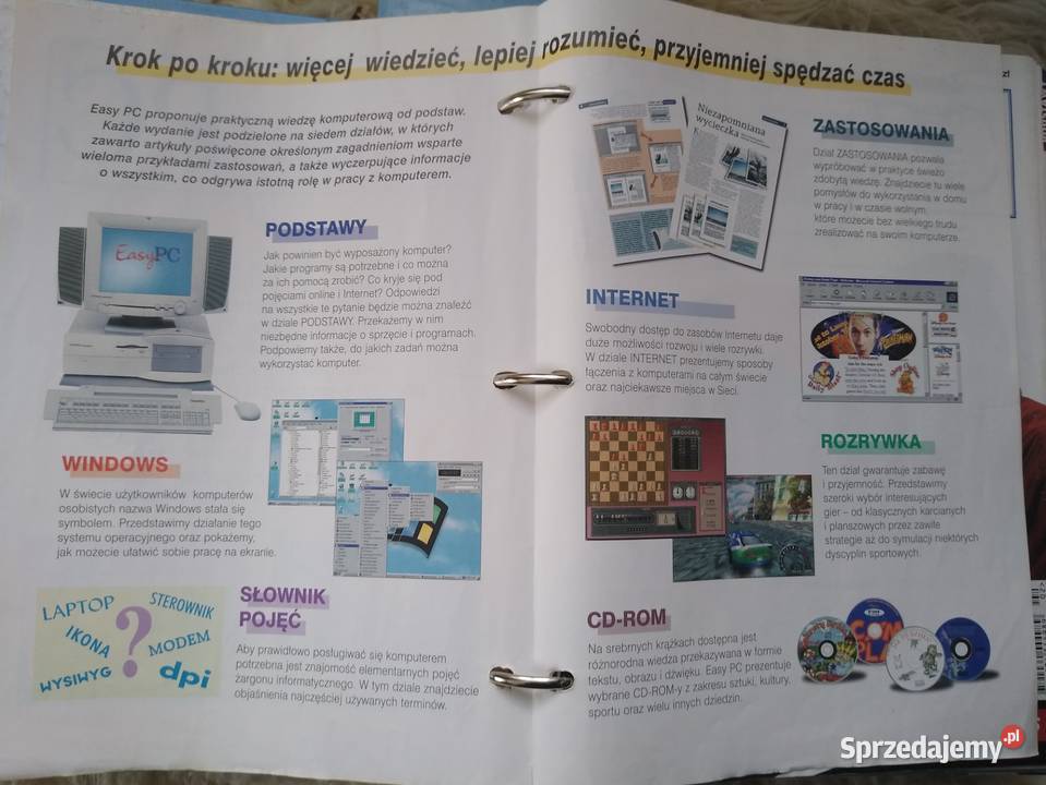 Segregatory z czasopismem Easy PC Nauka krok Bolków
