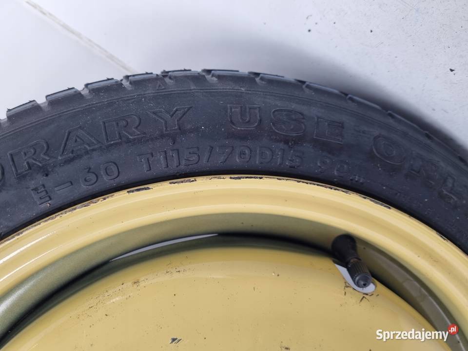 KOŁO DOJAZDOWE Mazda 3 I BK Dojazdówka 11570 R15 Chełm