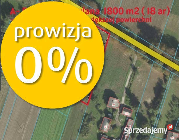 Działka budowlana Stoczek Kolonia 18ar więcej