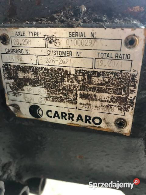Claas Targo Carraro 2625M CZĘŚCI