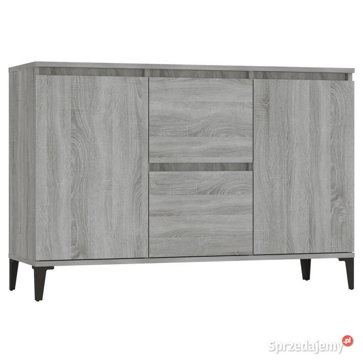 Komoda szary dąb sonoma 104x35x70 WM815166