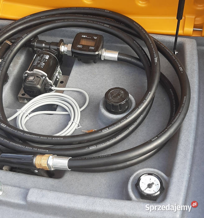 Zbiornik mobilny na olej napędowy 400L Pompa 12V Leśnictwo Opole