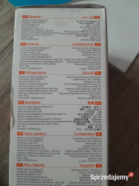 Głośnik biurkowy Bluetooth Hoco HC45 z funkcją Wieliczka