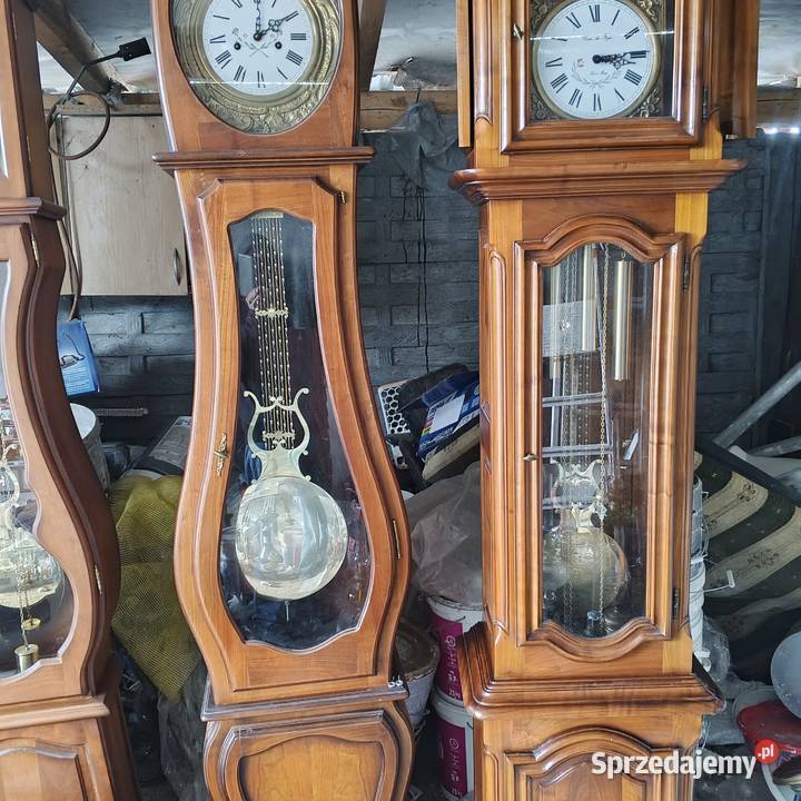 zegary stojace z francji Fałków