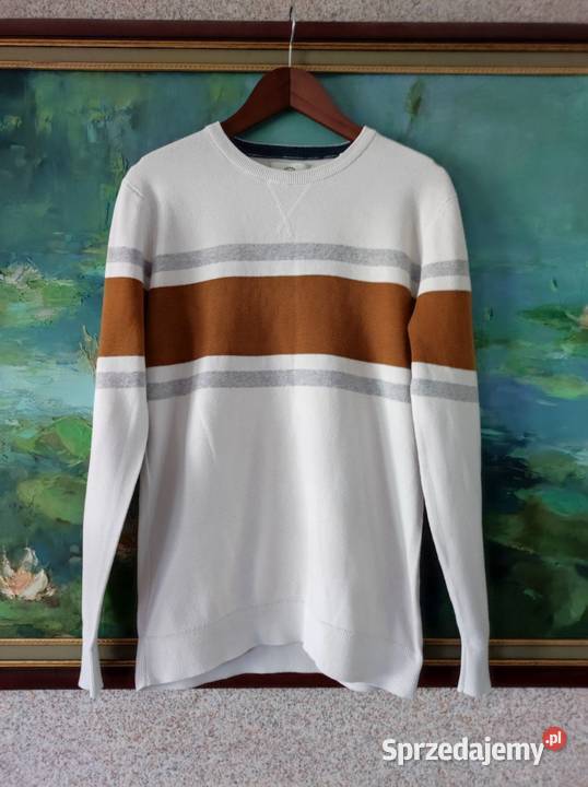 sweter miejski casual regular slim fit męski