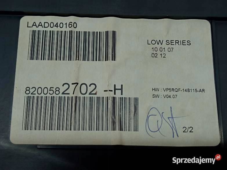LICZNIK 8200582702H Renault Clio III 20052014