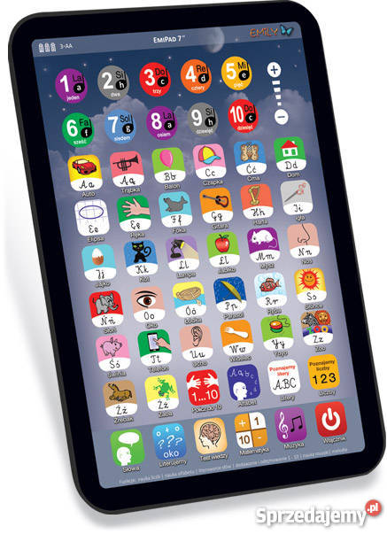 Tablet Edukacyjny dzieci 45 programów język