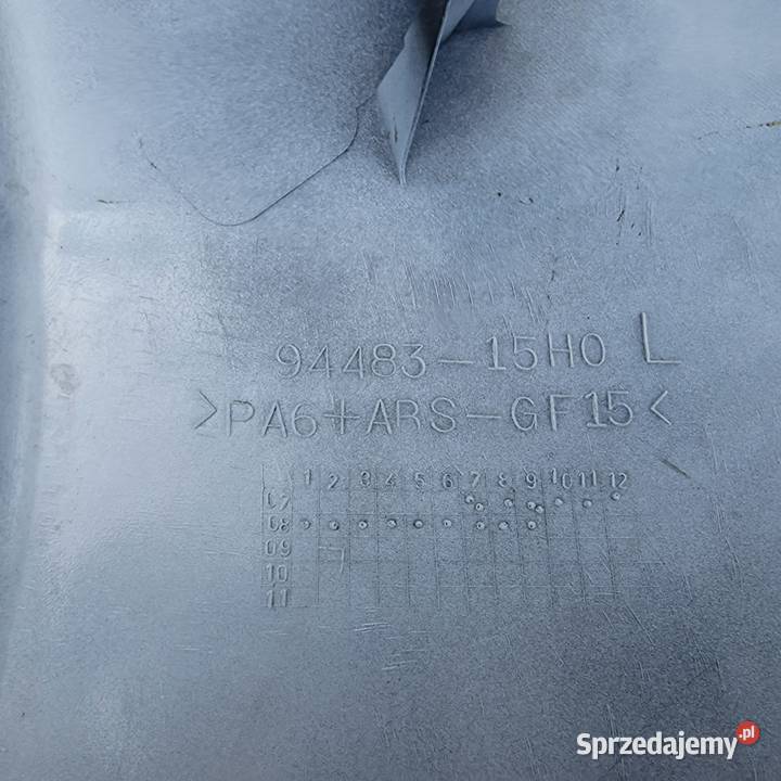 SUZUKI HAYABUSA GSXR 1380 0816 BOK BOCZEK Elementy nadwozia Bieleń