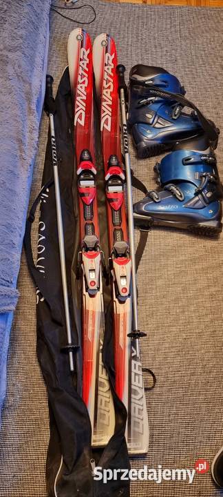 Zestaw Narty Dynastar Driver X, kijki Volki, buty Rossignol