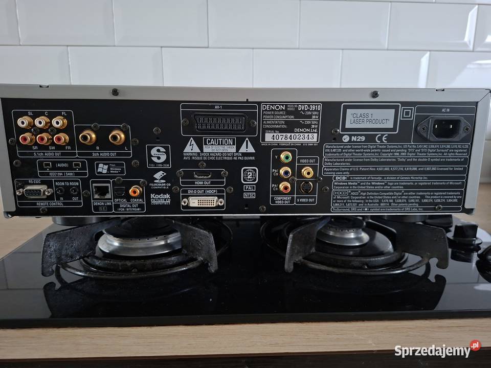 Denon DVD 3910 DVD AudioVideo Super Audio CD Odtwarzacze CD i MD Stasin