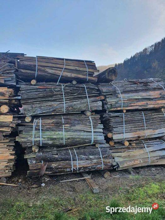 drewno suche sezonowane 23 lata obrzynki Łącko sprzedam