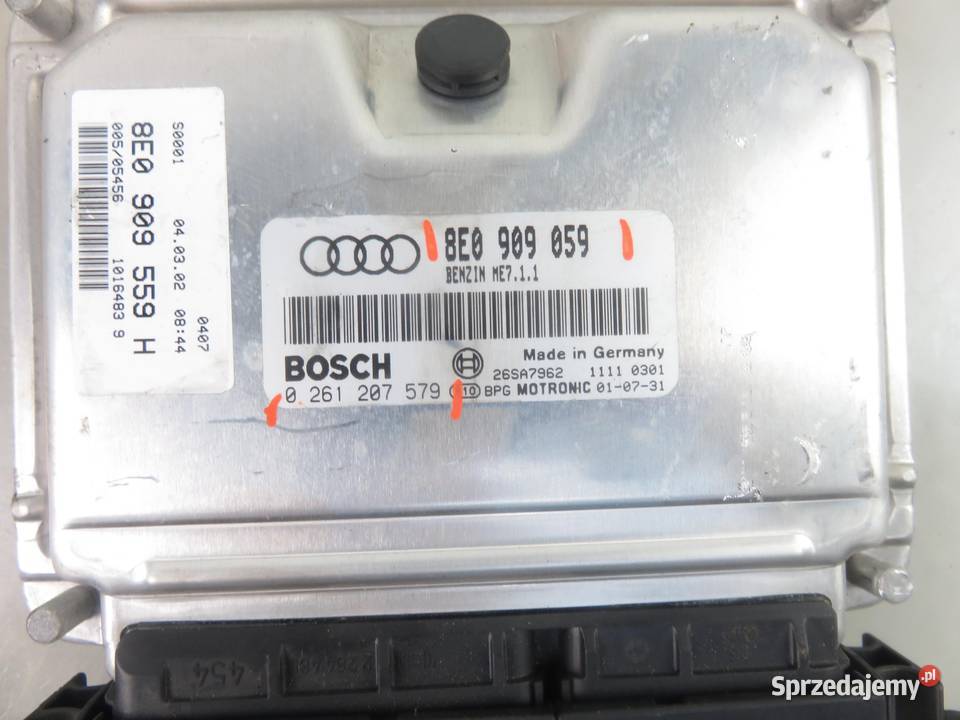 STEROWNIK AUDI A4 B6 30 8E0909059 0261207579