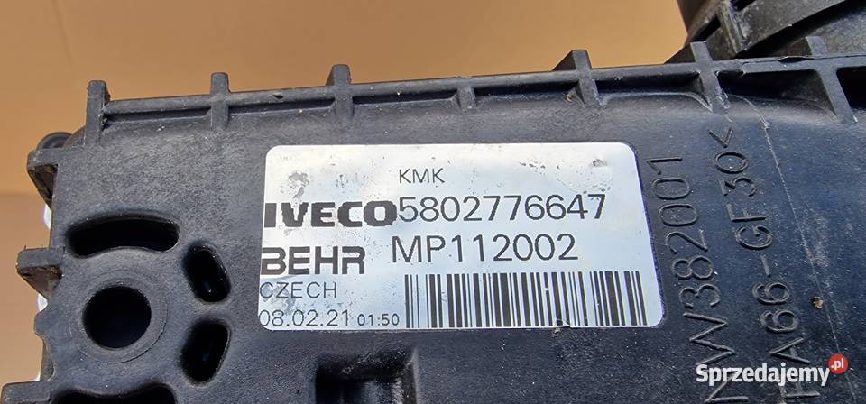 IVECO STRALIS CHŁODNICA CIECZY WODY 5802776647 Bieleń