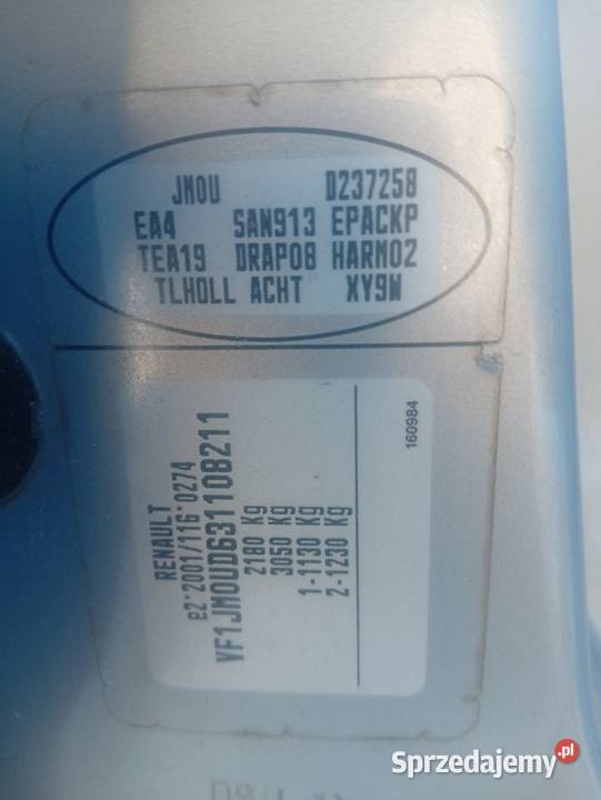 Renault grand scenic 20 16V Gaz hak 7 osobowy radio lubelskie Radzyń Podlaski sprzedam