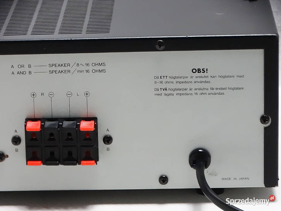 Wzmacniacz Stereo Luxman LV100 Vintage Japoński Wzmacniacze i pokrewne