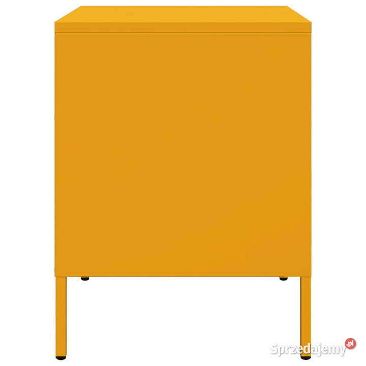 Szafki nocne 2 musztardowe 36x39x505 stal mazowieckie Warszawa sprzedam