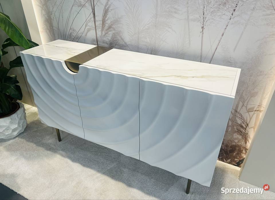 Komoda złota Primavera Glamour Premium 150x40x86 małopolskie Golkowice