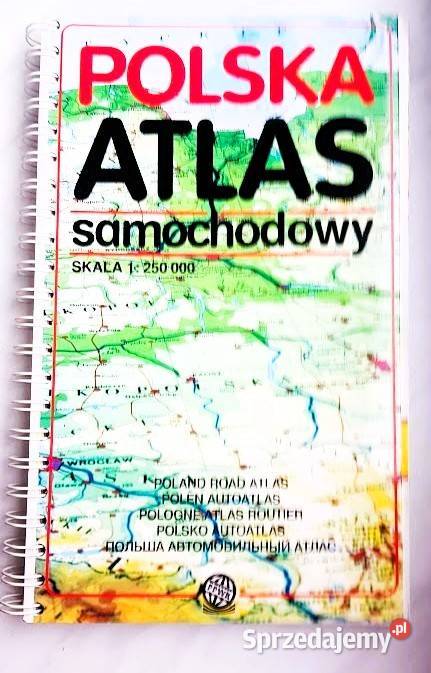 Atlas mapy samochodowe 5 sztuk