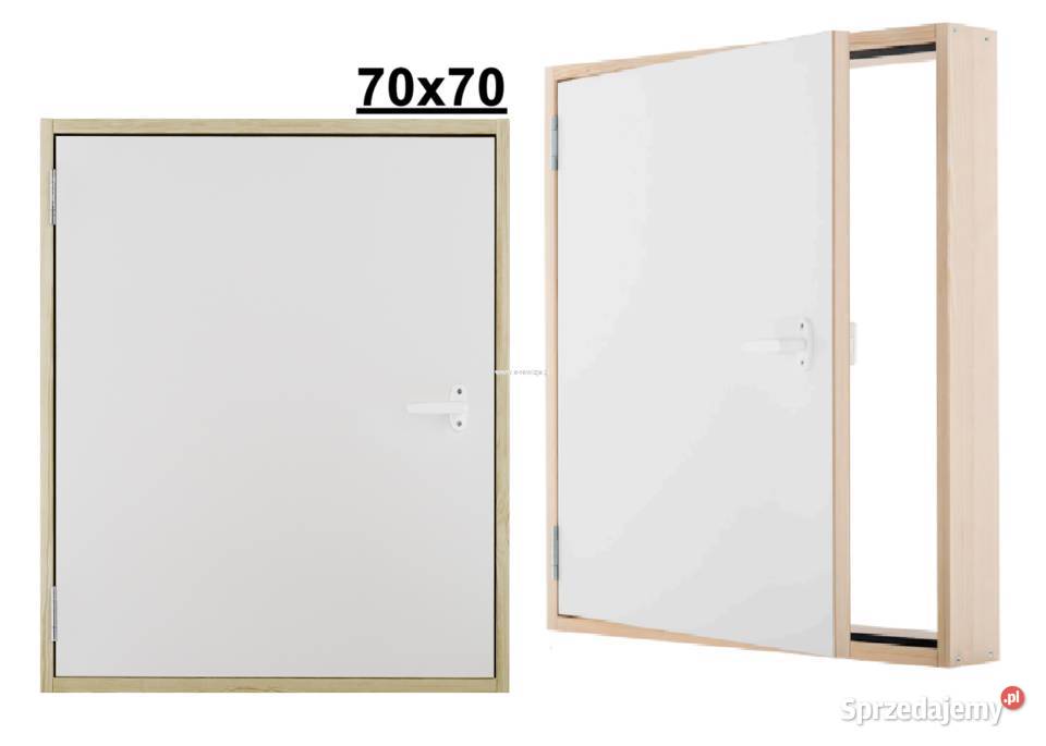 DRZWI KOLANKOWE TERMO 70x70 Gdańsk