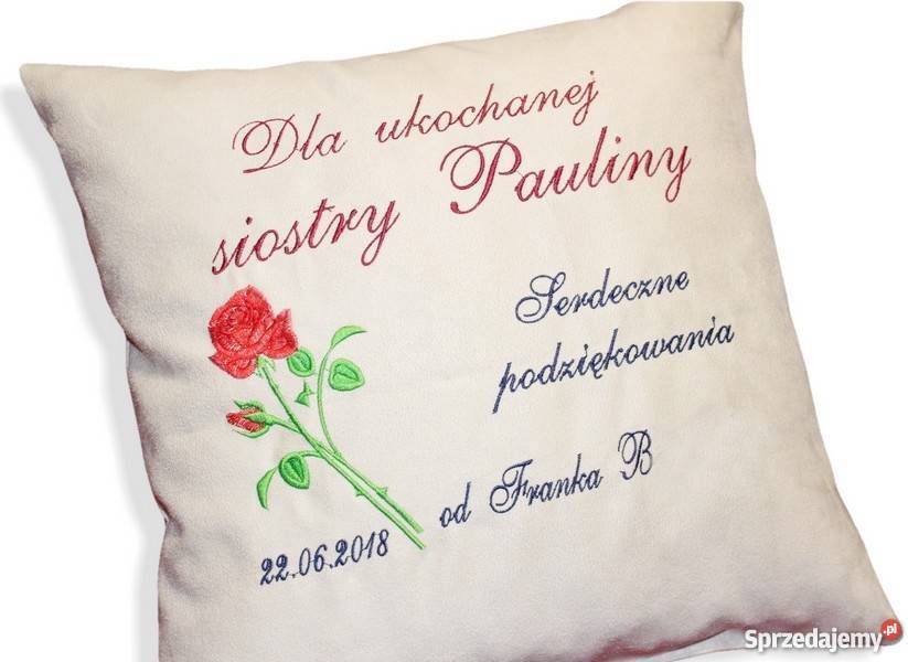 Poduszka Nauczyciela Przedszkolanki Dyrektora Grudziądz