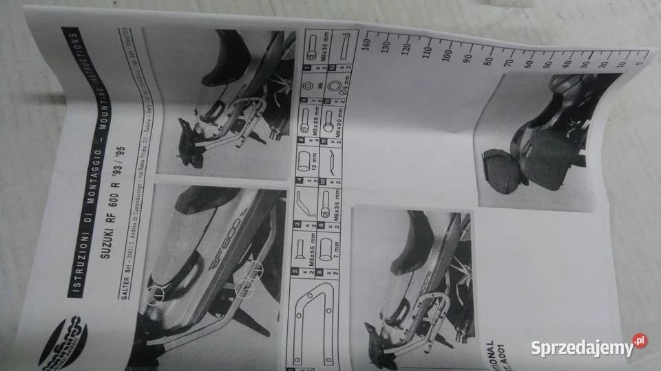 Stelaż kufra bagażnik NONFANGO Suzuki RF 600 R Bielsk Podlaski sprzedam