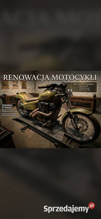 Renowacja Motocykli serwis wulkanizacja Naprawa i warsztat Chobrzany