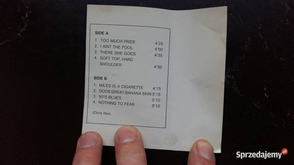 Kaseta magnetofonowa Chris Rea Goods great Siemiatycze sprzedam