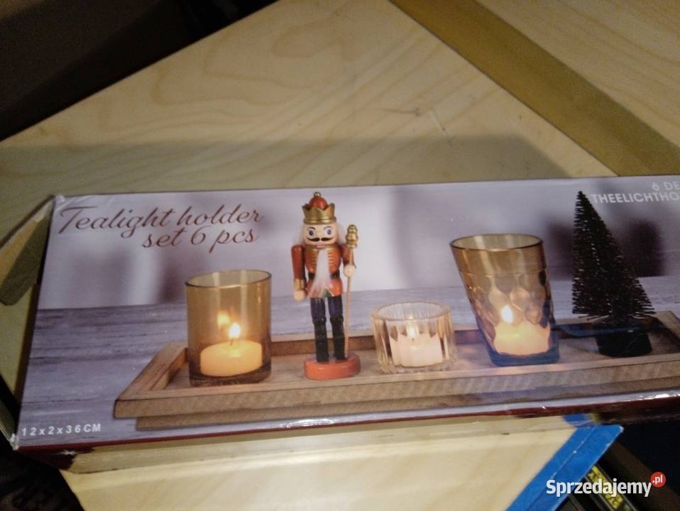Zestaw świąteczny na stół podstawka pod świece 6 Legionowo sprzedam