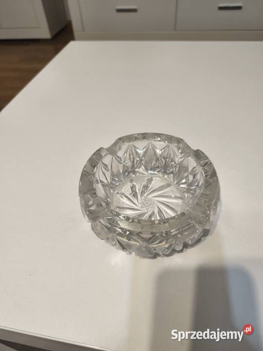 Kryształowa popielniczka PRL mazowieckie