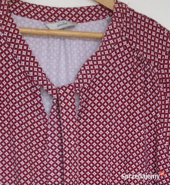 XXXL Bluzka tunika z wiązaniem dekolcie Limited Gliwice