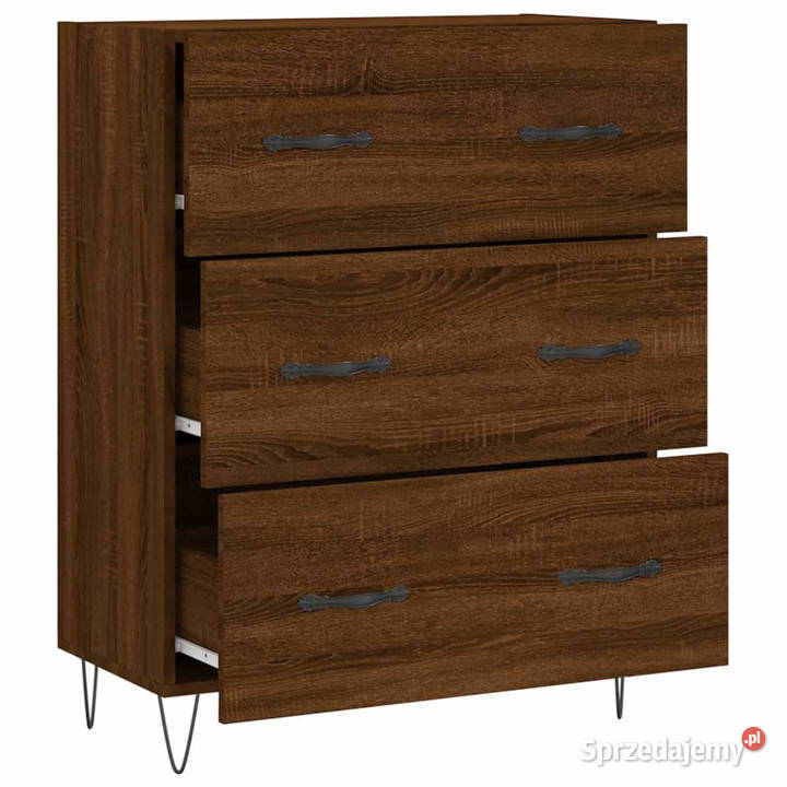 Szafka brązowy dąb 695x34x90 materiał Warszawa