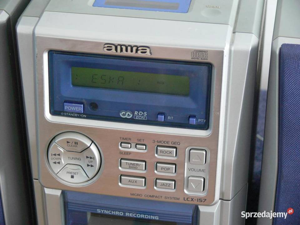 Wieża Aiwa pilot kolumny sprawna WYSYŁKA Jasło