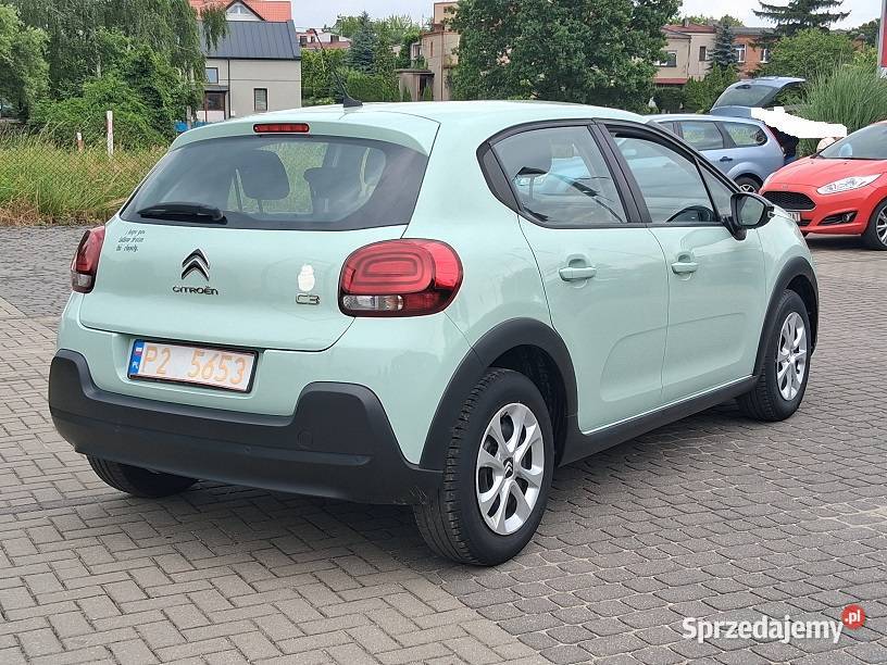 Citroen C3 Klima LED 62000 Przebiegu światła do jazdy dziennej Słupca