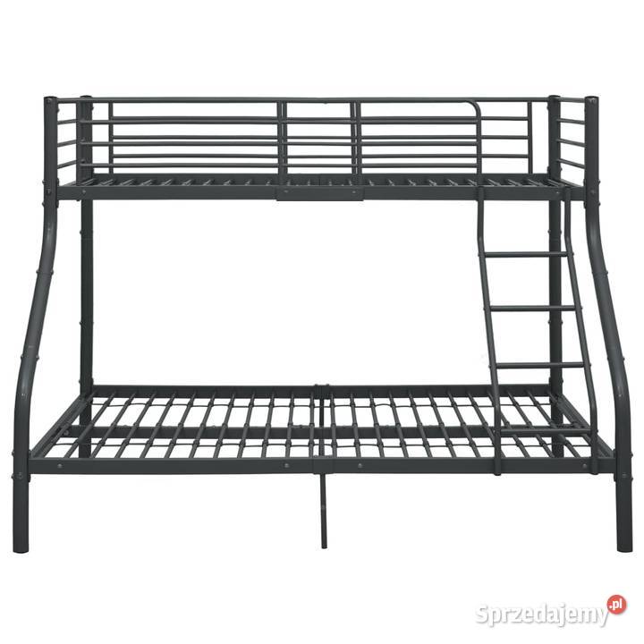 vidaXL Rama łóżka piętrowego czarna Warszawa