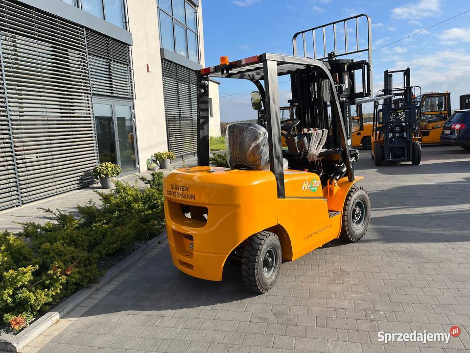 Nowy wózek widłowy elektryczny 25T 48m Gunter Bydgoszcz
