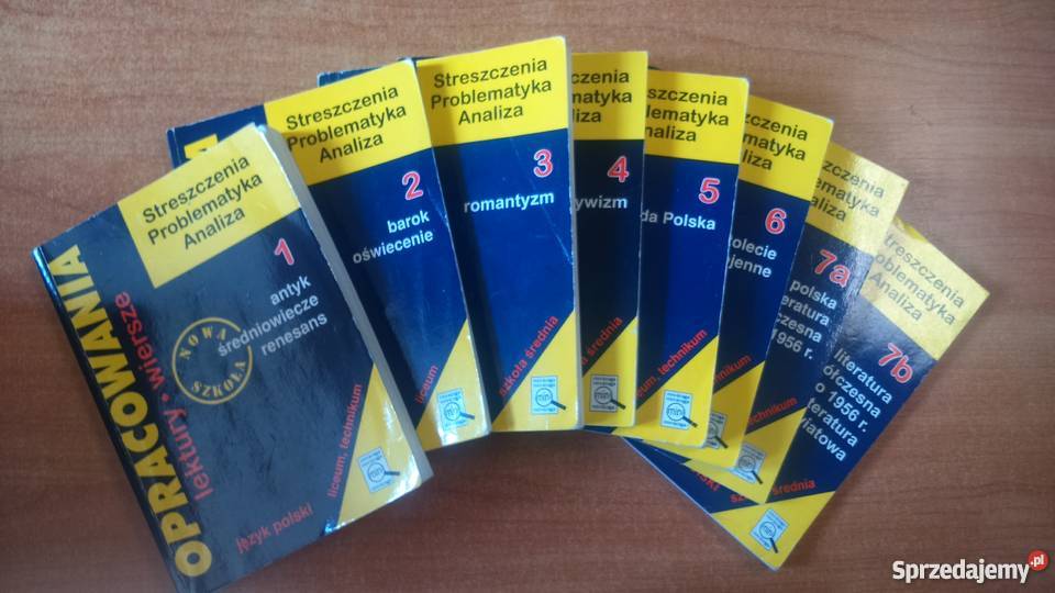 Zestaw Opracowania Lektury i wiersze Greg liceum Olsztyn